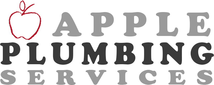 apple plumbing services logo logo